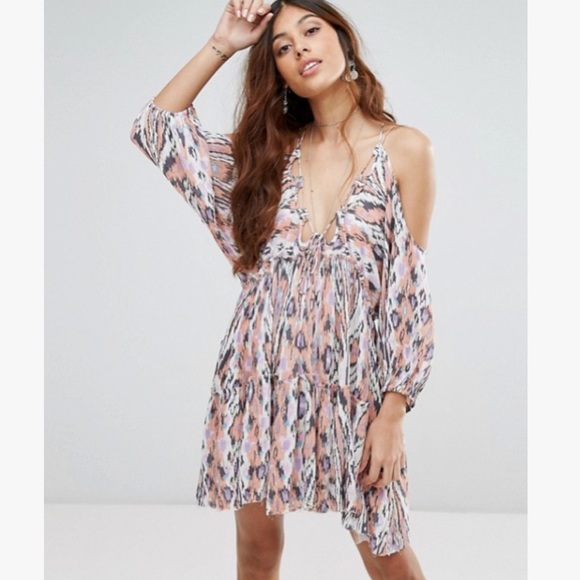 Free People Dresses & Skirts - NWT Free People Monarch Cold Shoulder Minidress